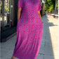 【M-3XL】2024 Fashionable plus-size Print Dress（49% OFF）