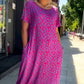 【M-3XL】2024 Fashionable plus-size Print Dress（49% OFF）