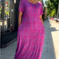 【M-3XL】2024 Fashionable plus-size Print Dress（49% OFF）