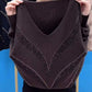 Hot Sale  Kvinnor's V-Neckline Casual Clothing med långa ärmar (49%rabatt)