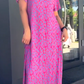 【M-3XL】2024 Fashionable plus-size Print Dress（49% OFF）