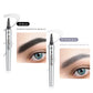 🔥KÖP 1, FÅ 1 GRATIS! ✨3D Vattentät Microblading Ögonbrynspenna - 4-Spets Design - Långvarig 36 Timmar