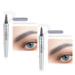 🔥KÖP 1, FÅ 1 GRATIS! ✨3D Vattentät Microblading Ögonbrynspenna - 4-Spets Design - Långvarig 36 Timmar