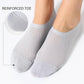 Ultra Thin Liner Socks Non Slip ComBed No Show-strumpor i bomull