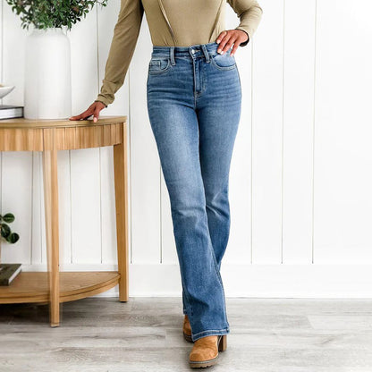 Passar alla kroppstyper 👖 Högelastiska jeans med magkontroll