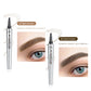 🔥KÖP 1, FÅ 1 GRATIS! ✨3D Vattentät Microblading Ögonbrynspenna - 4-Spets Design - Långvarig 36 Timmar