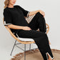 Kampanj - 49% rabatt-Klassiskt Elastic Knit Lounge Set