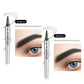 🔥KÖP 1, FÅ 1 GRATIS! ✨3D Vattentät Microblading Ögonbrynspenna - 4-Spets Design - Långvarig 36 Timmar