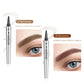 🔥KÖP 1, FÅ 1 GRATIS! ✨3D Vattentät Microblading Ögonbrynspenna - 4-Spets Design - Långvarig 36 Timmar
