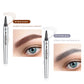 🔥KÖP 1, FÅ 1 GRATIS! ✨3D Vattentät Microblading Ögonbrynspenna - 4-Spets Design - Långvarig 36 Timmar