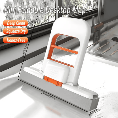 🧹✨Mini bärbar självvridande mopp