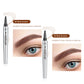 🔥KÖP 1, FÅ 1 GRATIS! ✨3D Vattentät Microblading Ögonbrynspenna - 4-Spets Design - Långvarig 36 Timmar