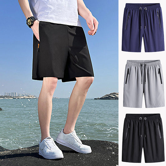 Ny uppdatering Högkvalitativa merceriserade bomullssportshorts för män【49 % RABATT】
