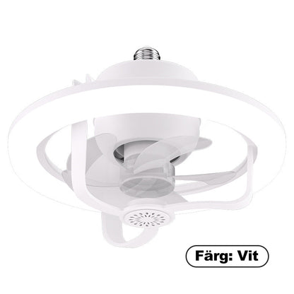 360° Oscillerande Takfläkt Med Ljusfunktion, Fjärrkontroll & Aromaterapi
