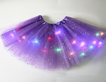 💕Rea HÅL 49% 🌸✨Magisk & Ljusgivande LED-Tutu-Kjol👸