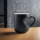 Färgväxande mugg med hjärtformat handtag – det perfekta presentvalet!
