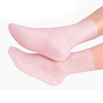 🩷KÖP 1, FÅ 1 GRATIS🩷Fuktgivande fotmask, exfolierande silikonstrumpor, strandskyddsstrumpor👣