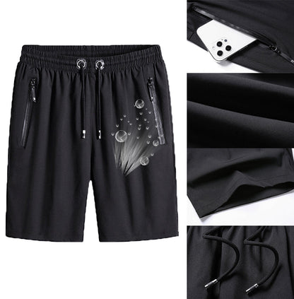 Ny uppdatering Högkvalitativa merceriserade bomullssportshorts för män【49 % RABATT】